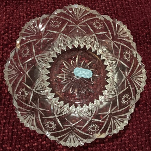 EUC JG Durand Vincennes French Crystal Bowl, 5 ins - Picture 2 of 8